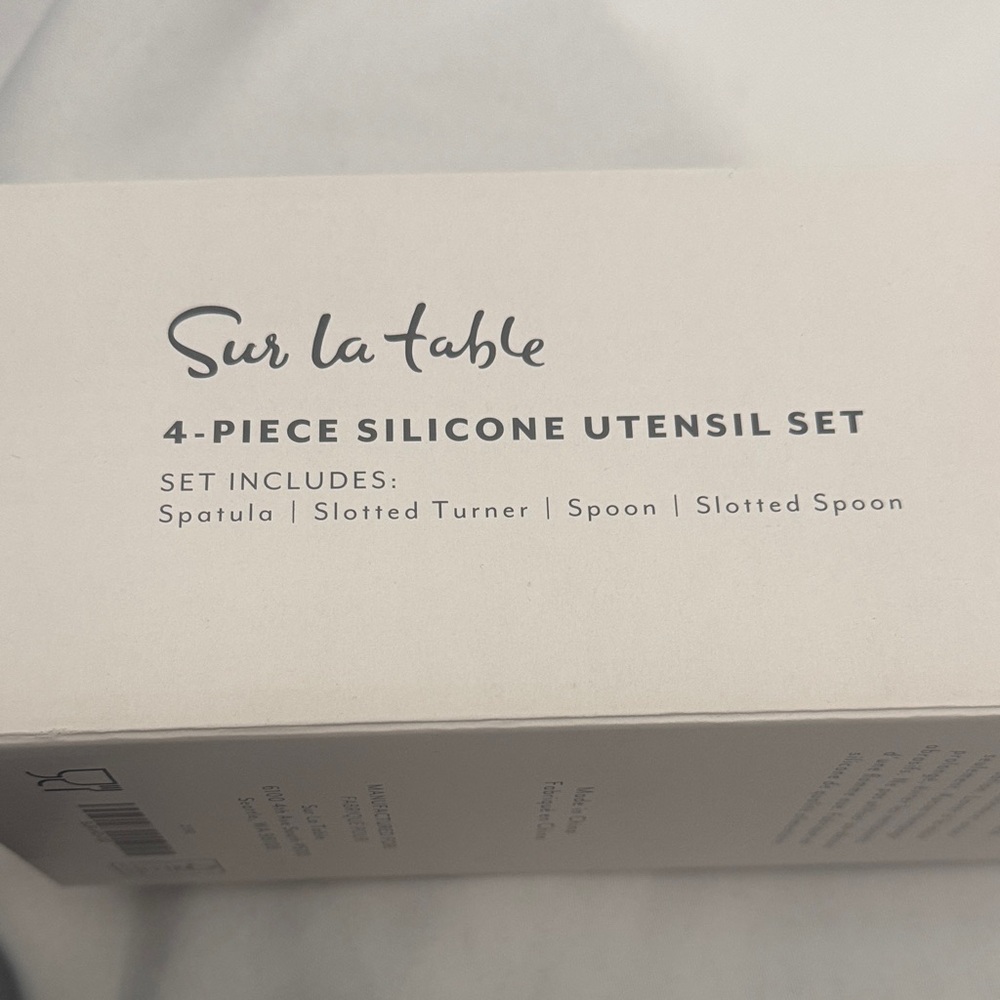 Sur La Table Red Silicone Utensil Set - Picture 5 of 6